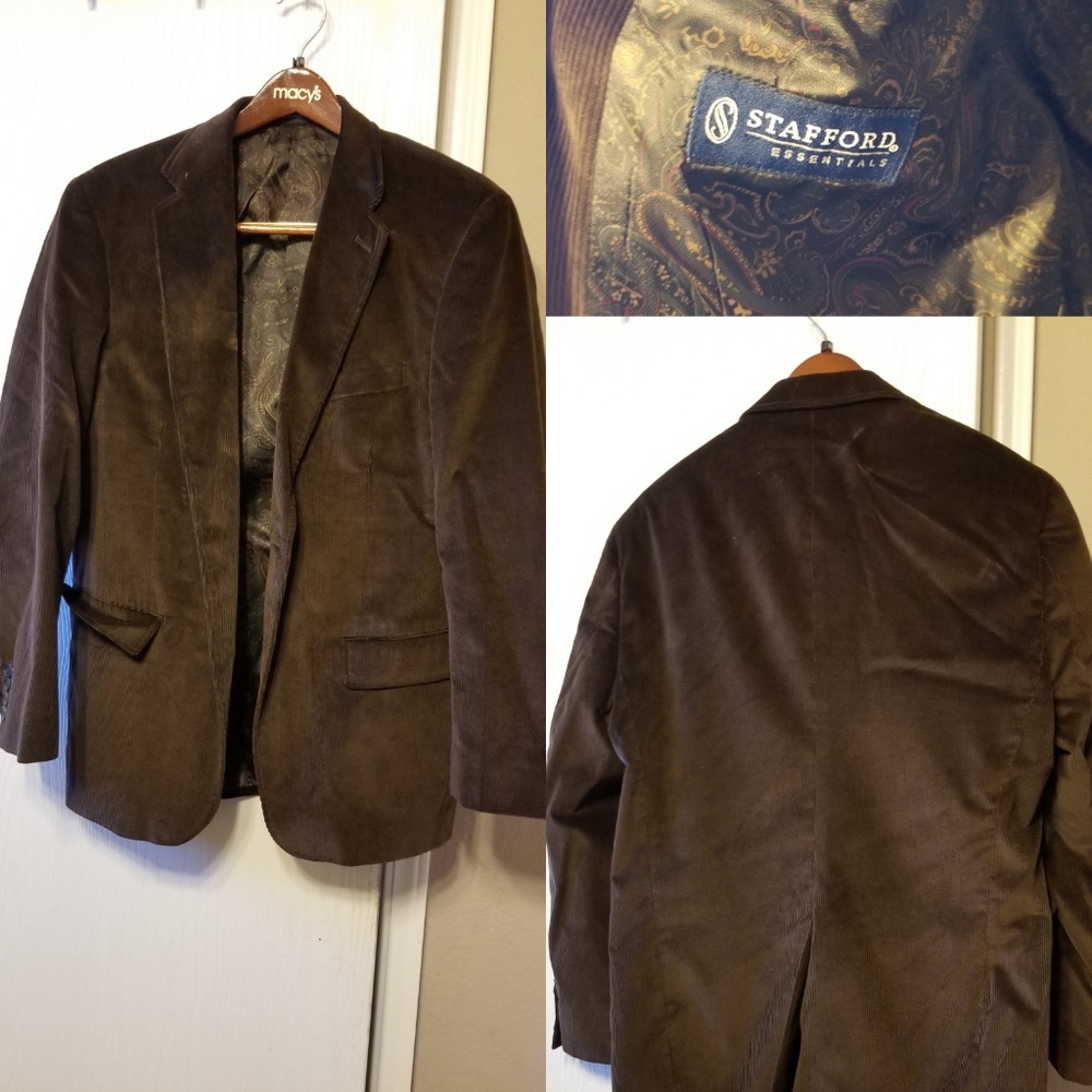Mens corduroy blazer, 40R
